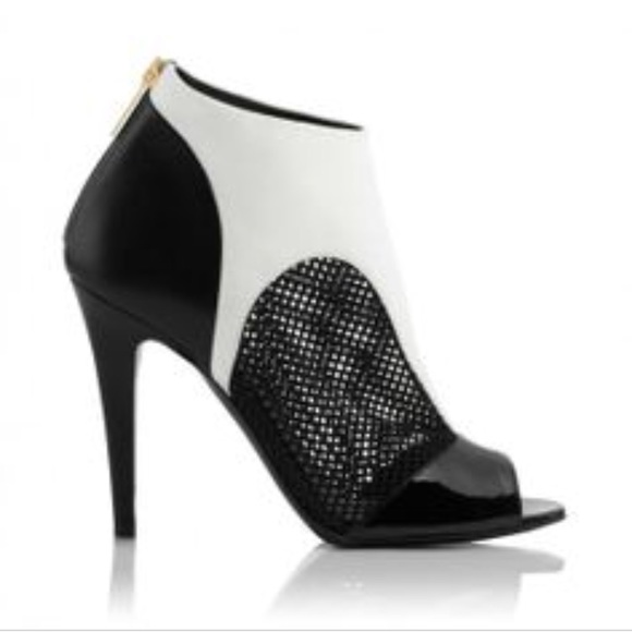 Tamara Mellon Shoes - Tamara Mellon Peep Toe Game Bootie Sz 39